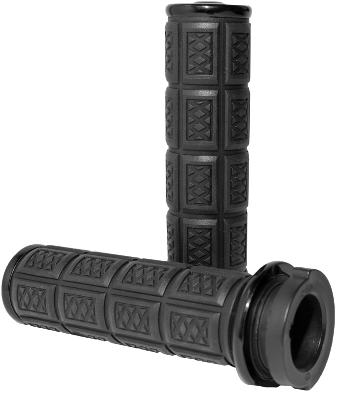 Kuryakyn Enygma Grips Throttle-By-Wire Gloss Black - Part Number kur10035-2