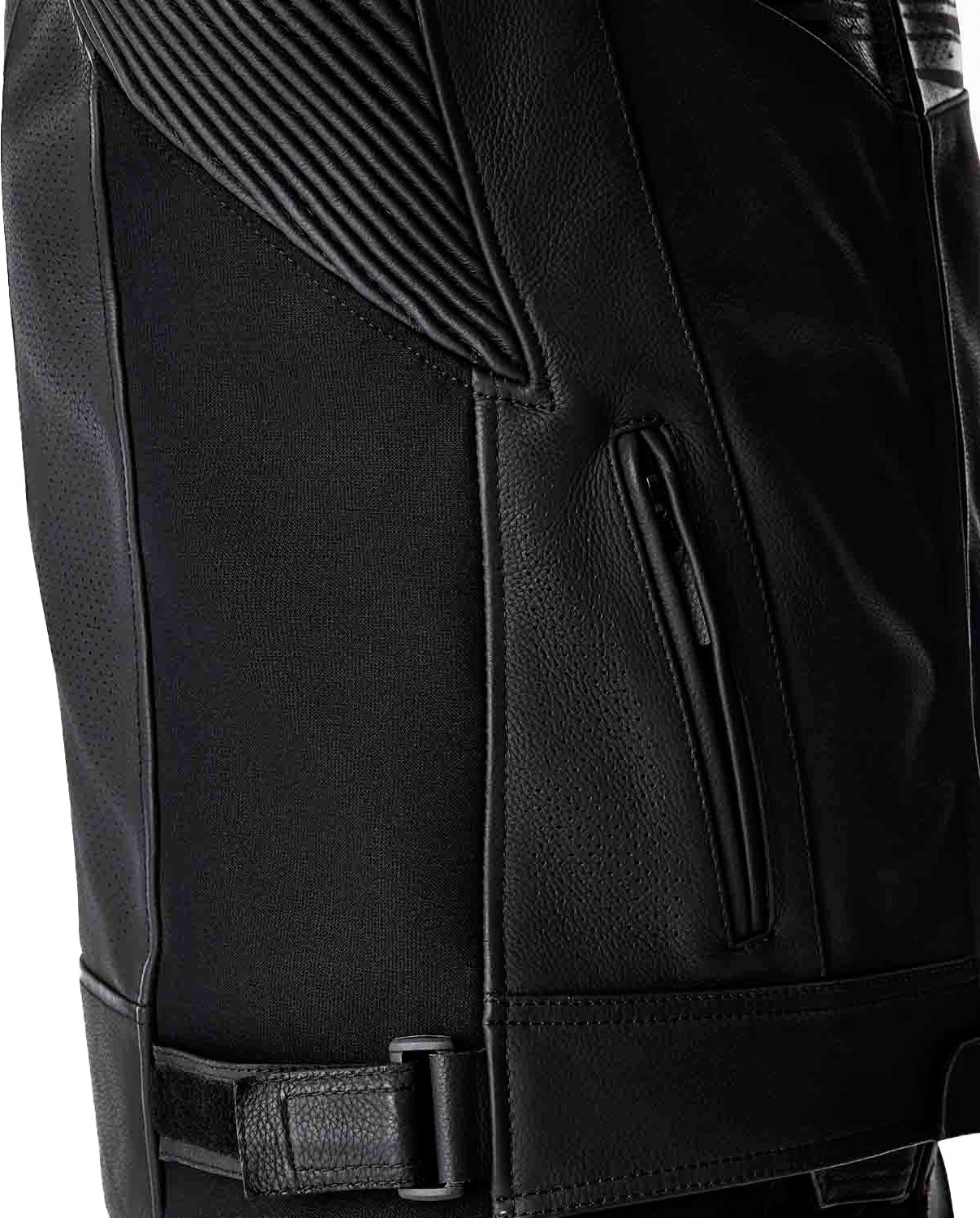 RST Tractech Evo D3o Leather Jacket White/Black - Small