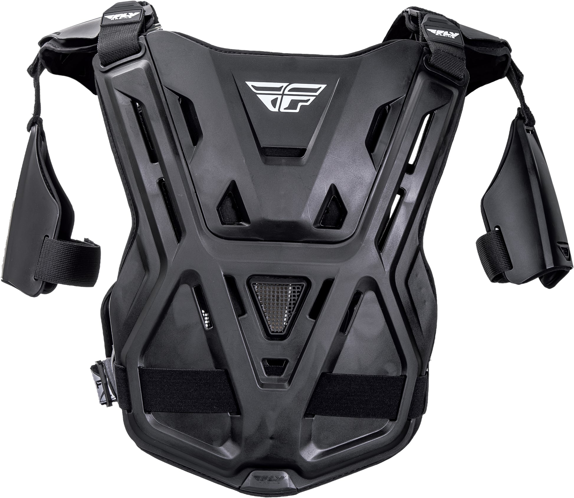 Fly Racing Revel Offroad Roost Guard Black with BioFoam Chassis and CE Protection
