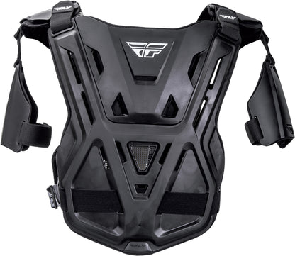 Fly Racing Revel Offroad Roost Guard Black with BioFoam Chassis and CE Protection