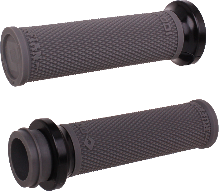 ODI Rufian Grips for Indian Tbw 1" Graphite/Black - Performance Motorcycle Handlebar Grips