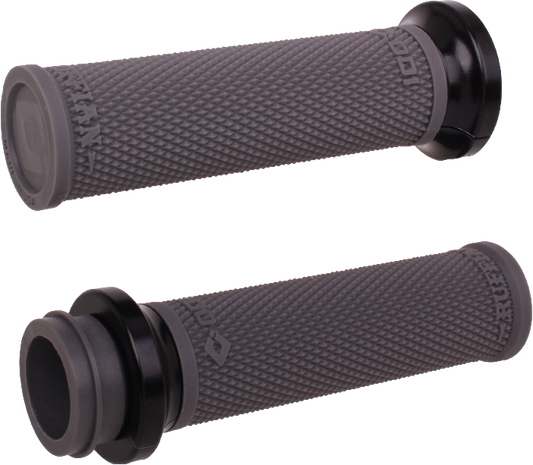 ODI Rufian Grips for Indian Tbw 1" Graphite/Black - Performance Motorcycle Handlebar Grips