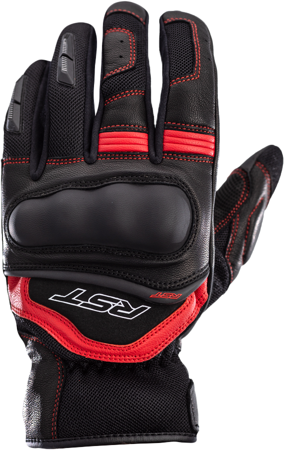 RST Urban Air 3 Mesh CE Glove Black and Red XL – Motorcycle Protective Gear