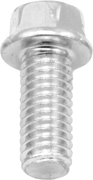 BOLT 8mm Hex Head Flange Bolts, 6x1.0x14mm, Pack of 10