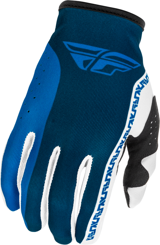 FLY RACING YOUTH LITE GLOVES BLUE/WHITE YS'YS