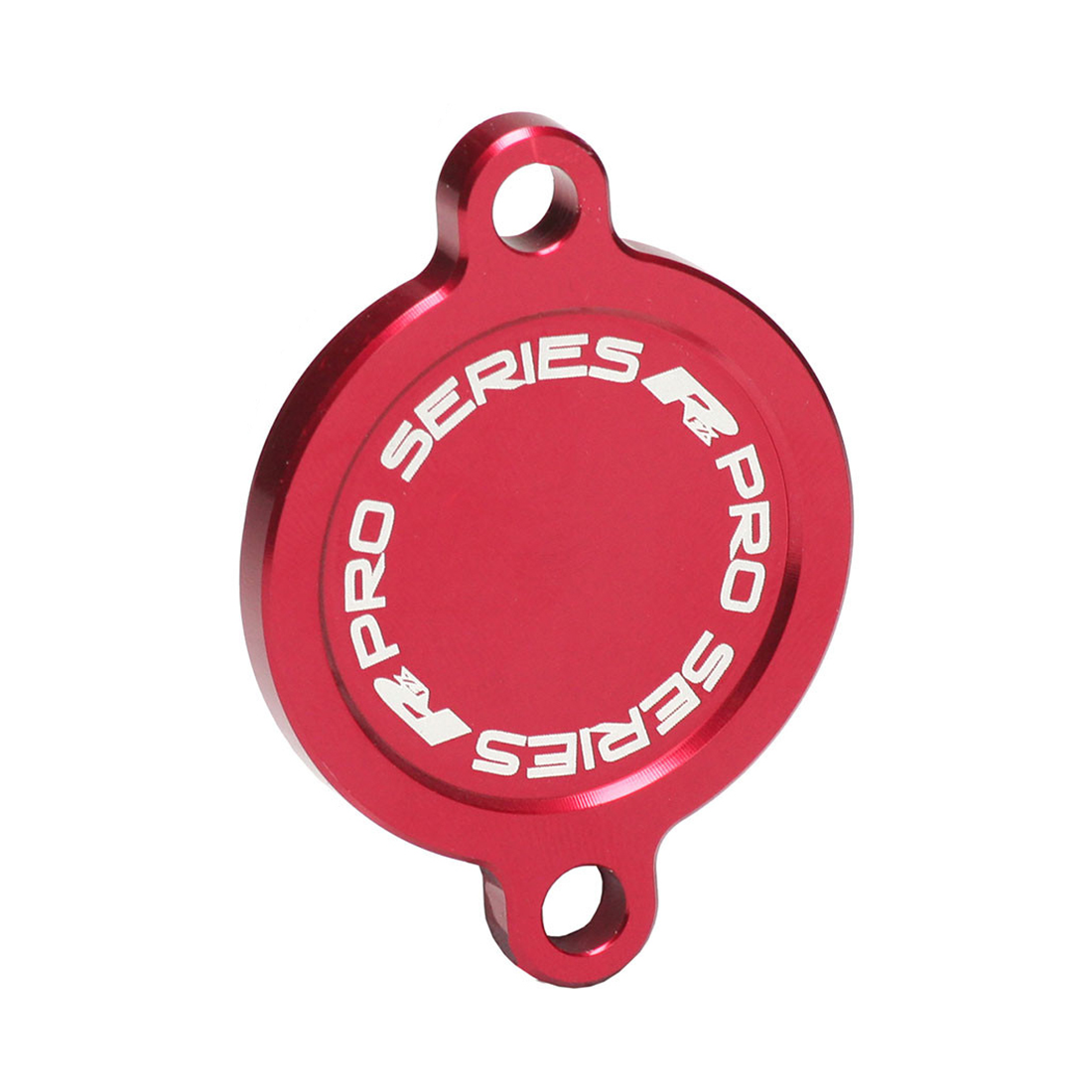 RFX FXFC 20400 99RD Oil Filter Cover for Kawasaki - Red Aluminum