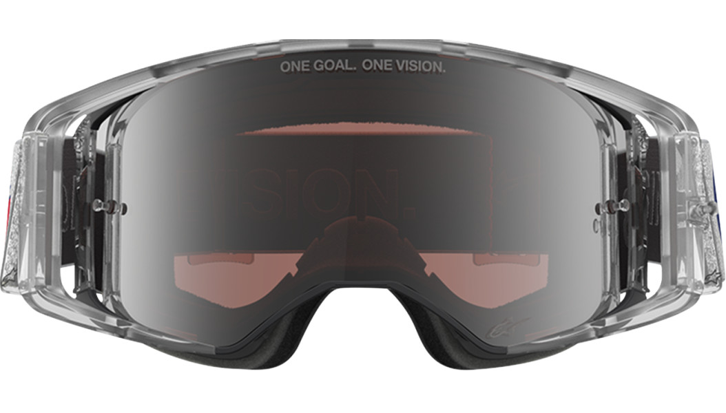 Alpinestars Supertech Goggle - Merica 25 - Red/Blue - Silver/Copper 2601-4102