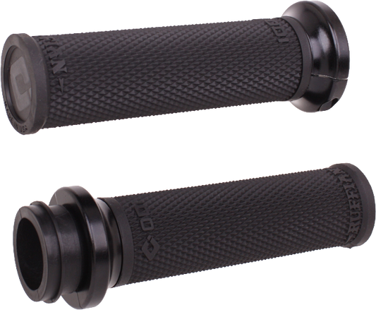 ODI Rufian Grips for Indian TBW 1 inch Black/Black - Performance Motorcycle Hand Grips