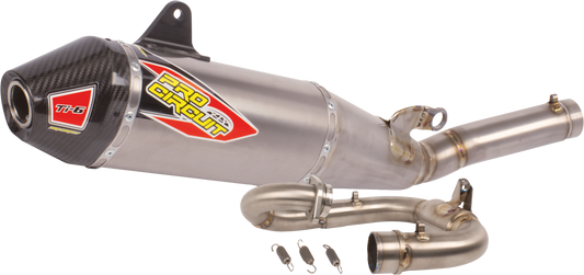 PRO CIRCUIT Ti-6 Titanium Exhaust System with Carbon End Cap – Part Number 0332625F