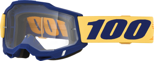 100 Percent Accuri 2 Goggle with Desoto Clear Lens – Comfortable Fit and Clear Visibility