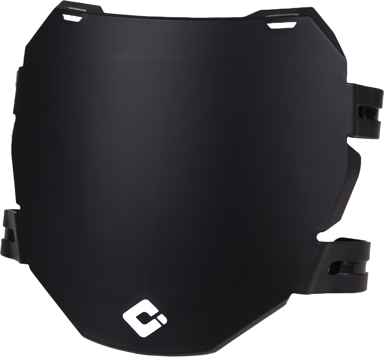 ODI D70DP-B Downhill/E Bike Number Plate Black with Aero and Cable Management Design
