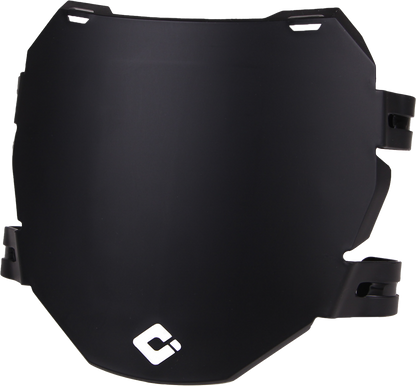 ODI D70DP-B Downhill/E Bike Number Plate Black with Aero and Cable Management Design