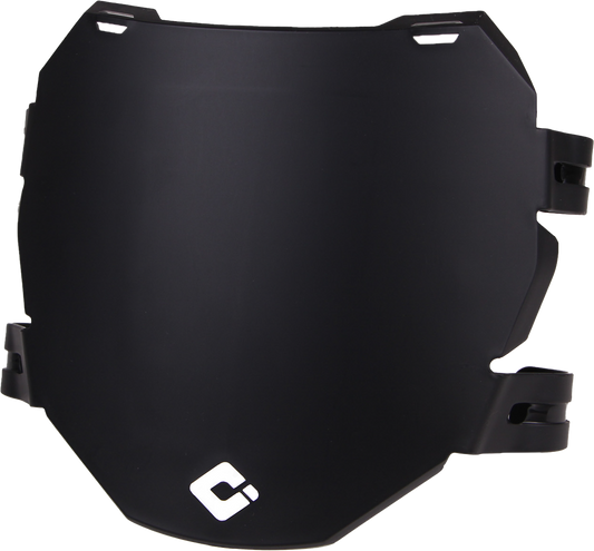 ODI D70DP-B Downhill/E Bike Number Plate Black with Aero and Cable Management Design