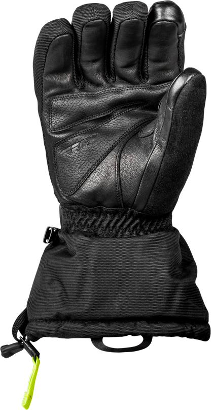Fly Racing Cascade Gloves Black/Blue/Hi Vis Medium – Weatherproof, Insulated Riding Gloves