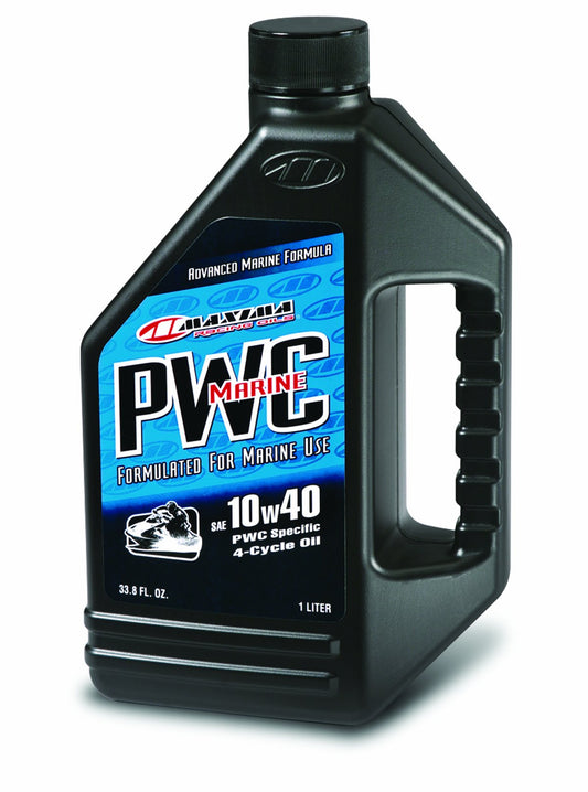 Maxima Racing Oils 14901-2PK PWC Marine 4T 10w40 Engine Oil 1L Bottle, 2-Pack