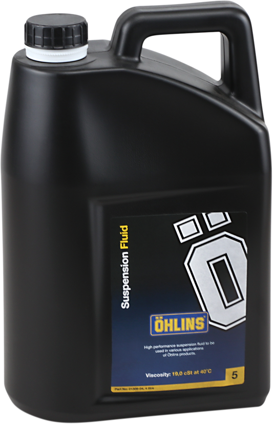 OHLINS Suspension Oil 5W - 4L (Part #01309-04) for Cartridge and Damper Rod Forks