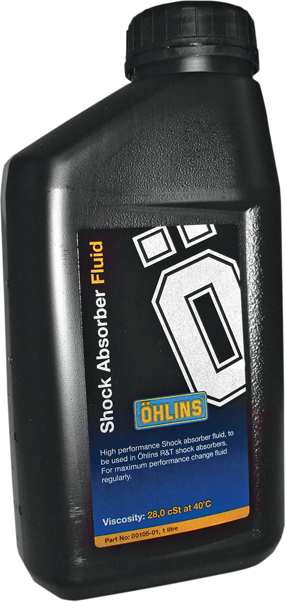 OHLINS Shock Oil 1L - Part Number 00105-01 for Optimal Suspension Performance