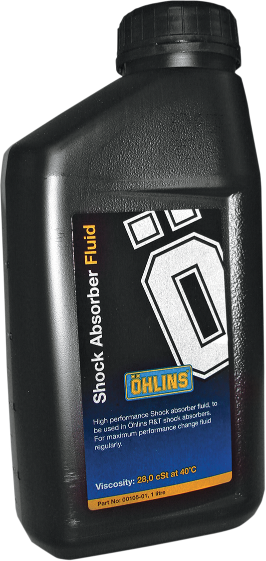 OHLINS Shock Oil 1L - Part Number 00105-01 for Optimal Suspension Performance