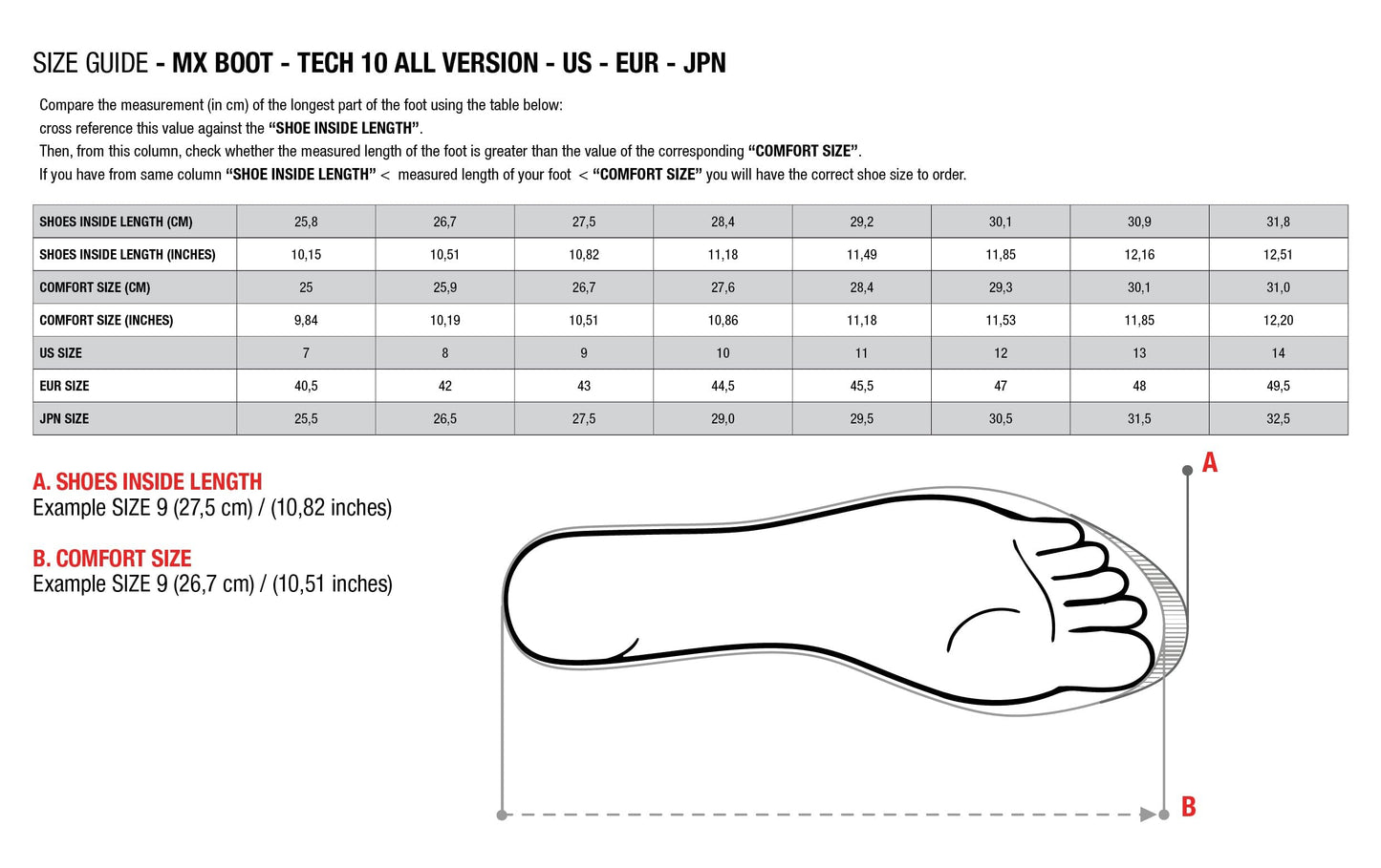 Alpinestars - Tech 7 Boots White/Black 11 (2012025-21-11)