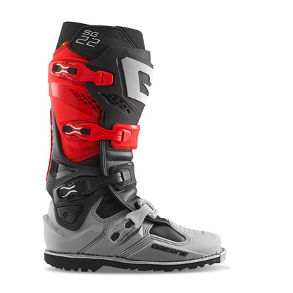 Sg22 Gore Tex Enduro Le Boots Red/Black/Grey Sz 8