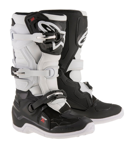 Alpinestars Youth Tech 7S Motocross Boot, Black/White, 4