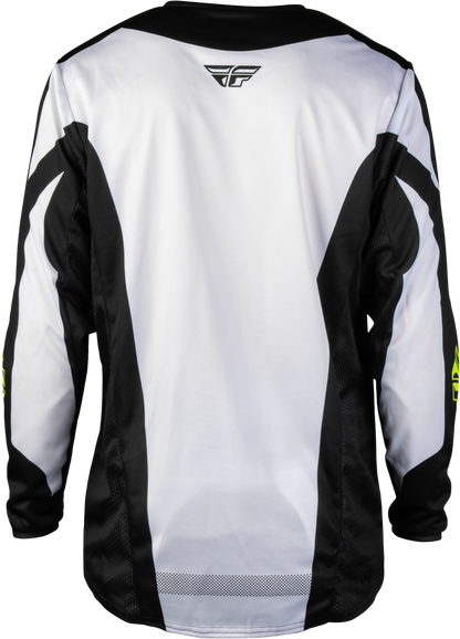 Kinetic Fade Jersey White/Black/Hi Vis Lg