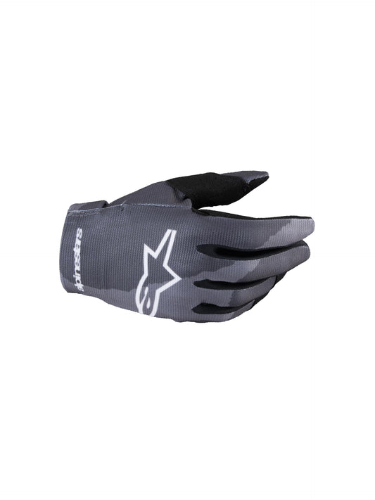 Alpinestars 3541824-9148-L: Youth Radar Gloves Dark Camo Lg