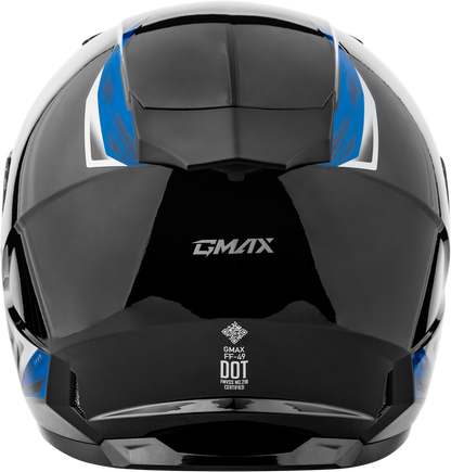 GMAX FF-49 Motorcycle Helmet w/COOLMAX® Interior & UV400 Shield