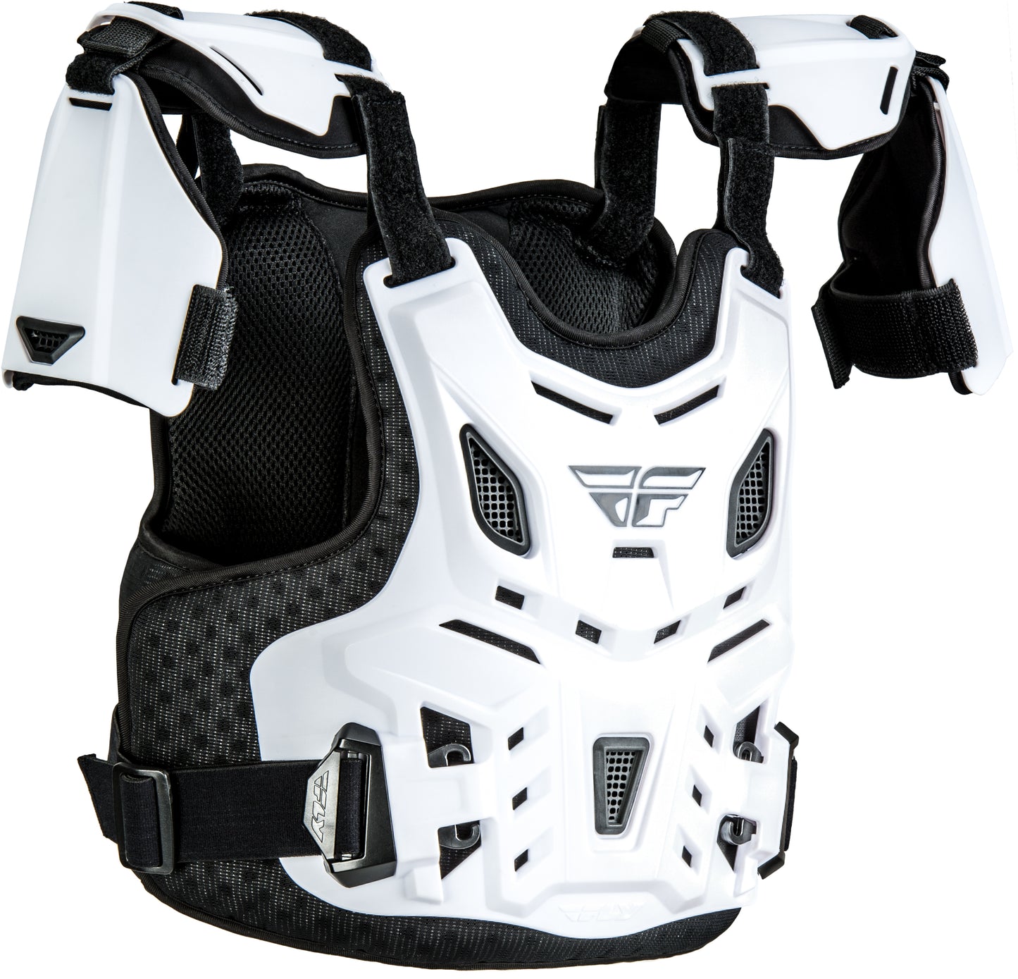 Fly Racing Youth CE Revel Roost Guard White (Part #36-16065 YTH CE WHT)