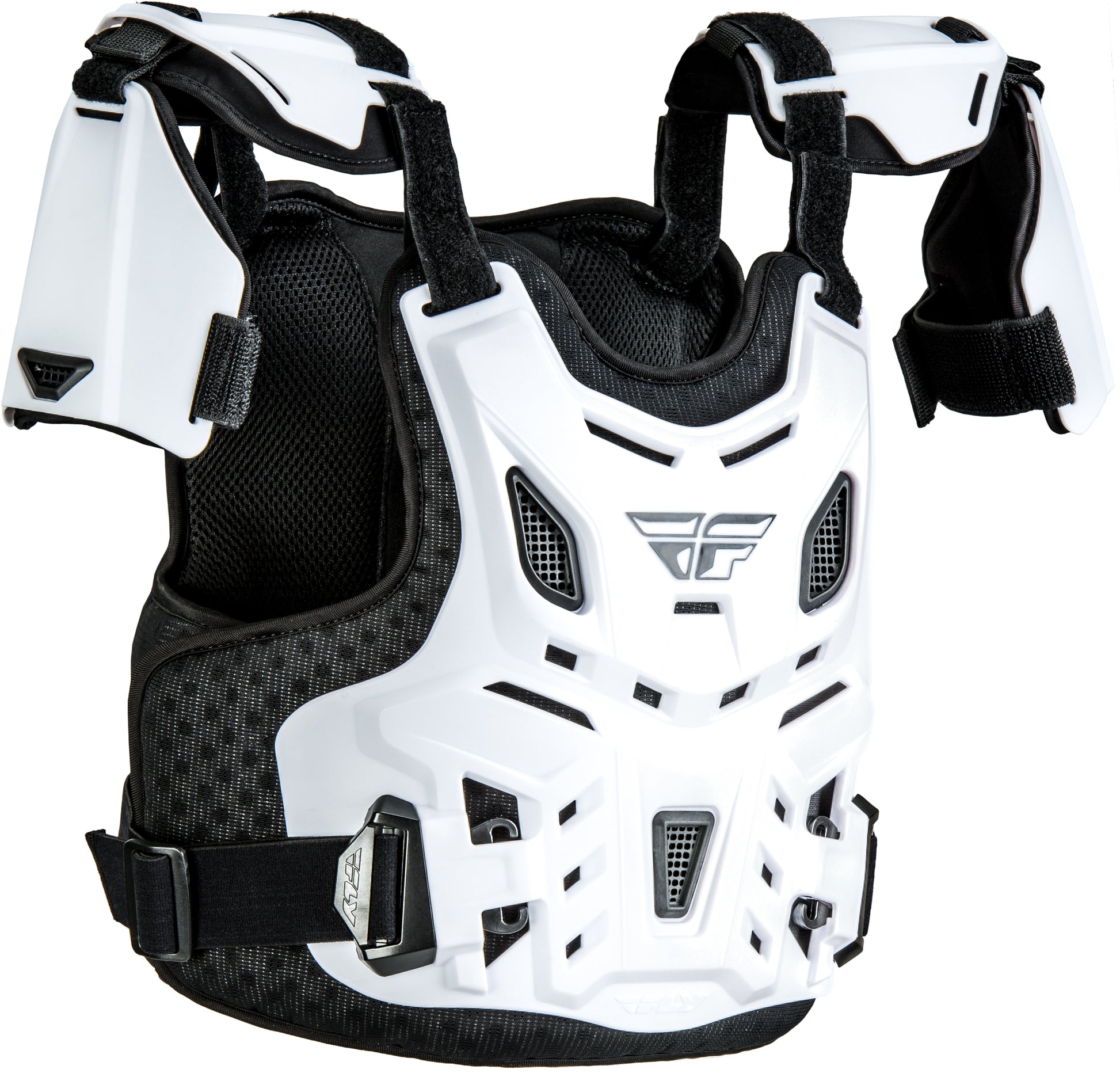 Fly Racing Youth CE Revel Roost Guard White (Part #36-16065 YTH CE WHT)