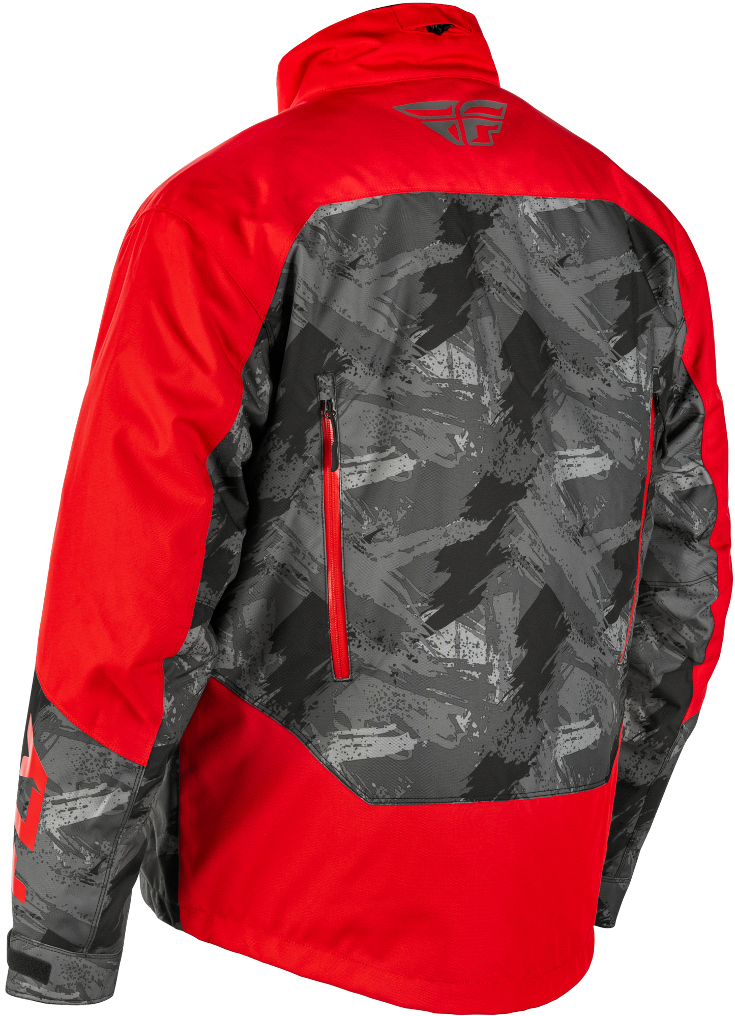 Fly Racing Youth SNX Pro Jacket Red/Black YXS – Weatherproof Snowmobile Outerwear with Insulation and Safety Features