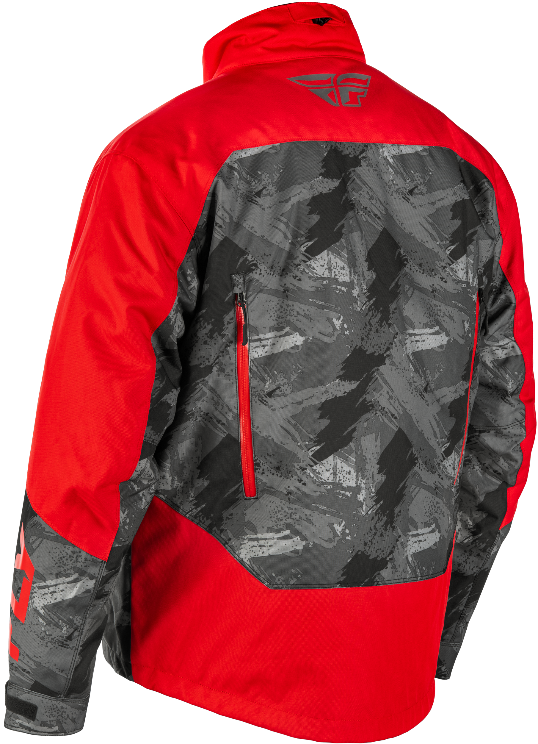 Fly Racing Youth SNX Pro Jacket Red/Black YXS – Weatherproof Snowmobile Outerwear with Insulation and Safety Features