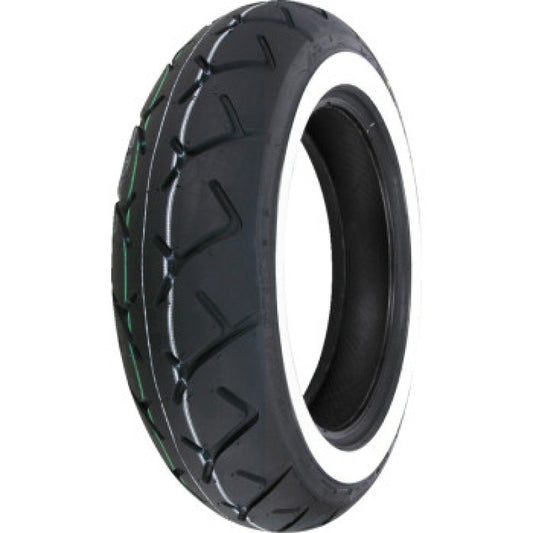 Bridgestone Exedra G702-J 180/70-15 Motorcycle Rear Tire with Whitewall Sidewall