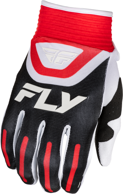 Fly Racing F 16 Gloves Black/Red/White - All-Around Performance Riding Gloves