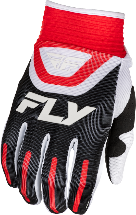 Fly Racing F 16 Gloves Black/Red/White - All-Around Performance Riding Gloves
