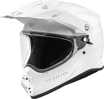 Fly Racing Trekker Solid Helmet - DOT & ECE w/Drop-Down Sunshade