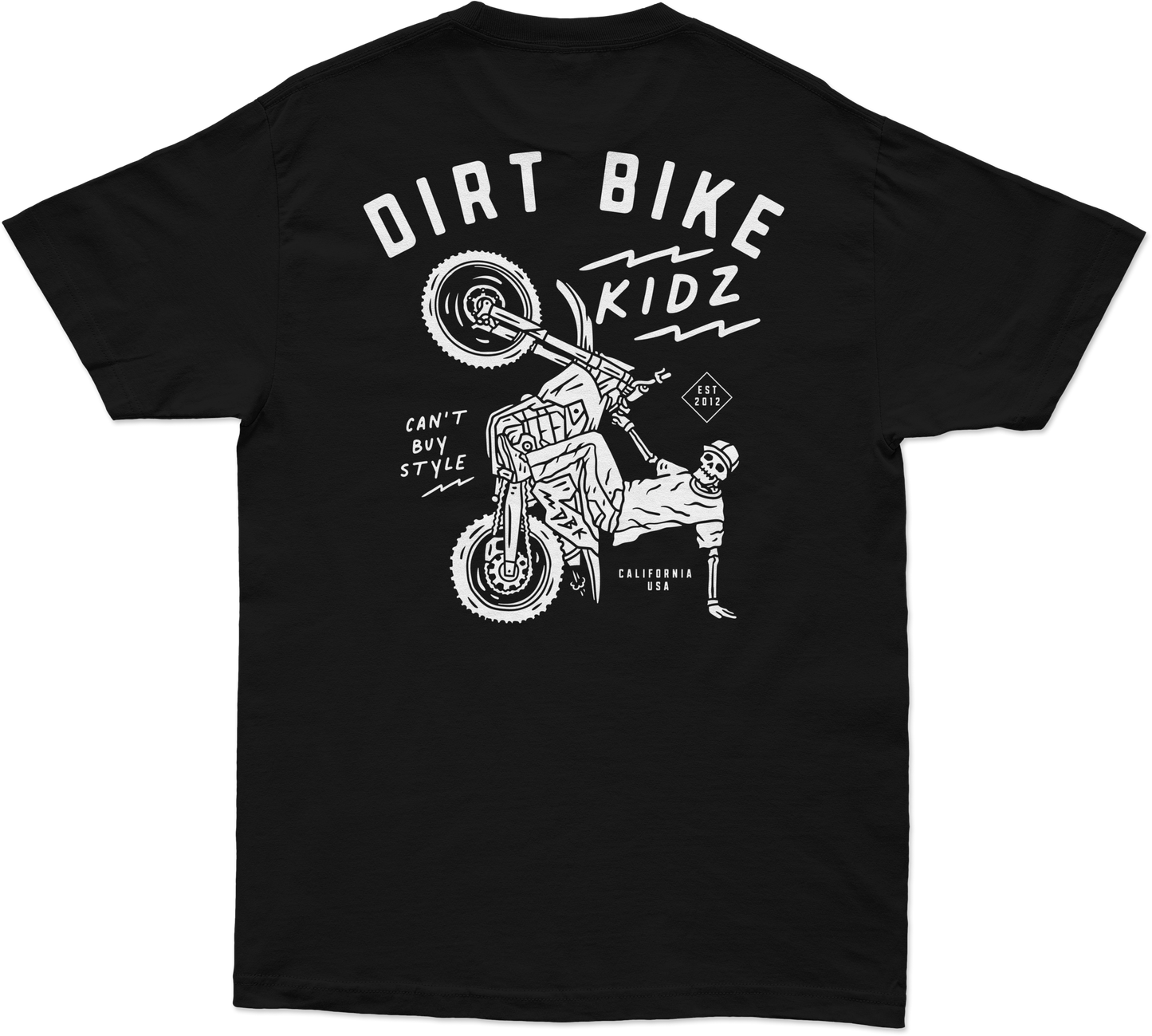 DBK 12 O'clock Tee Black 2X - Comfortable 6oz 100% Cotton T-Shirt