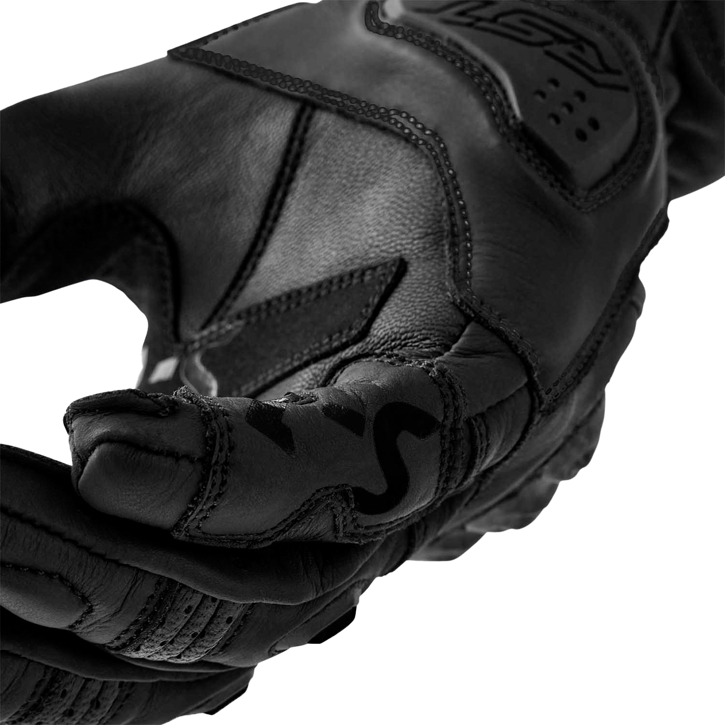 RST Women's S1 Black Leather Gloves - Size Small