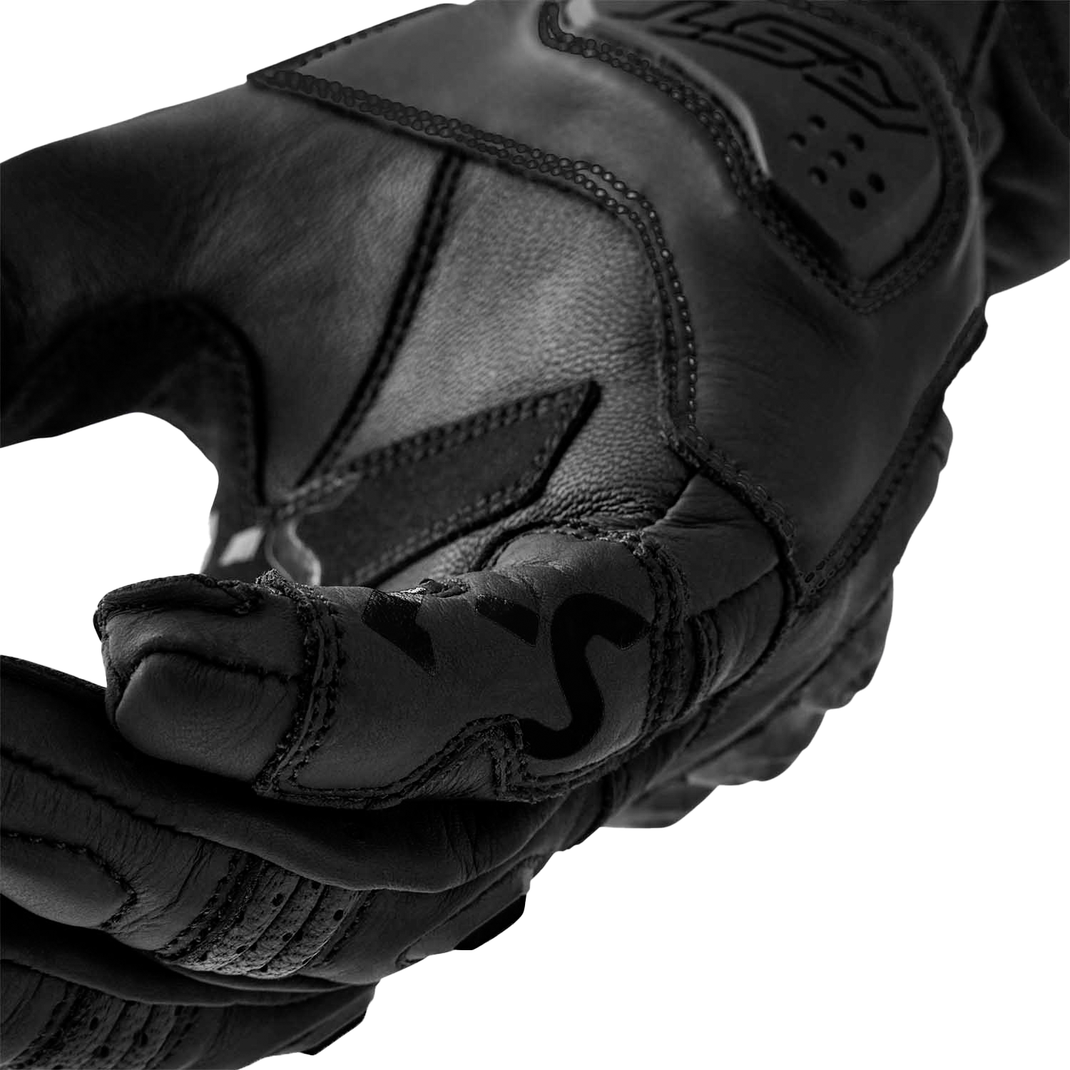 RST Women's S1 Black Leather Gloves - Size Small