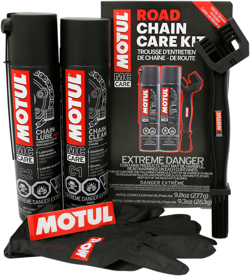 MOTUL Chain Care Kit for Road Use - Aerosol 109767