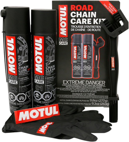 MOTUL Chain Care Kit for Road Use - Aerosol 109767