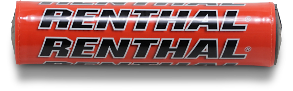 Renthal SX Crossbar Pad P271 - 8.5-inch Orange Impact Protection for Motocross and Off-Road Bikes