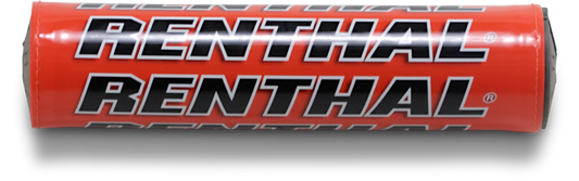 Renthal SX Crossbar Pad P271 - 8.5-inch Orange Impact Protection for Motocross and Off-Road Bikes
