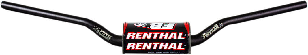 RENTHAL R-Works Fatbar®36 Handlebar Reed/Windham Black - Part Number 933-01-BK