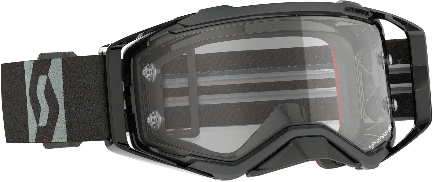 SCOTT Prospect LS Goggle Black/Grey Light Sensitive Grey Works - Part 272820-1001327