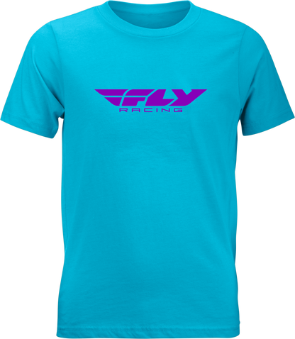 Youth Fly Corporate Tee Blue/Purple Yl