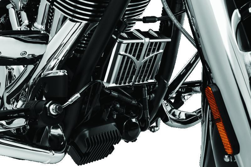 Kuryakyn Oil Cooler Cover for 2014-2023 Indian Models Chrome – Easy Bolt-On Upgrade