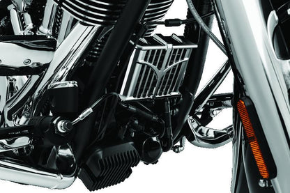 Kuryakyn Oil Cooler Cover for 2014-2023 Indian Models Chrome – Easy Bolt-On Upgrade