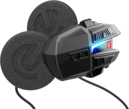 UCLEAR Motion HDX-V Single Kit Helmet Audio System with Crash Detection and DynaMESH Intercom