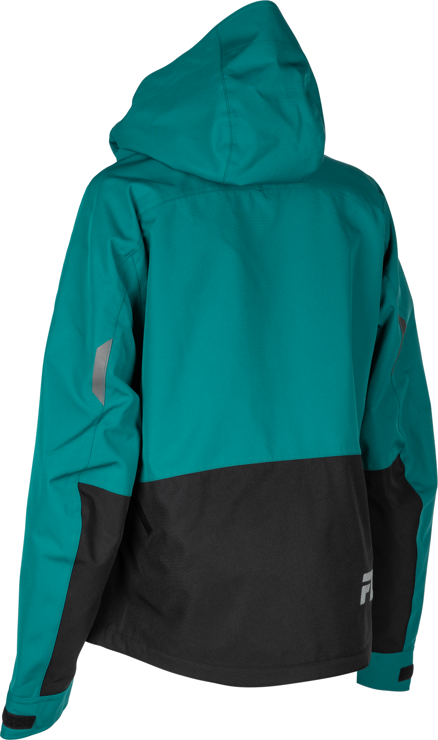 Fly Racing Women's Carbon Jacket Deep Lake and Black, Size 2X